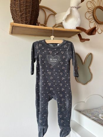 Pyjama fleurie gemo 12 mois fille