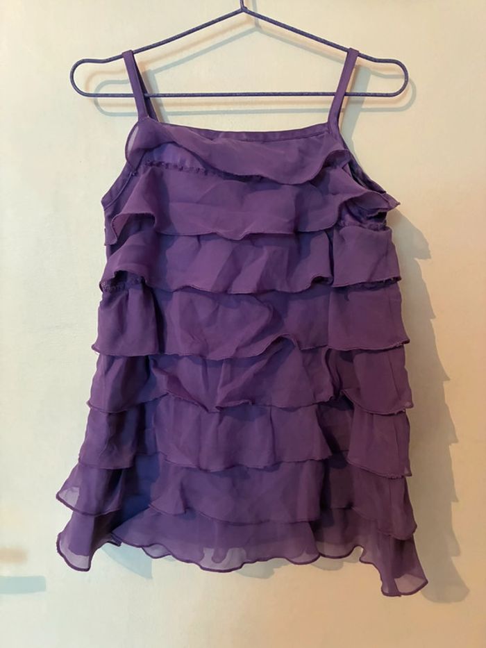 Robe légère à volants doublée, taille 3 ans, H&M. - photo numéro 4