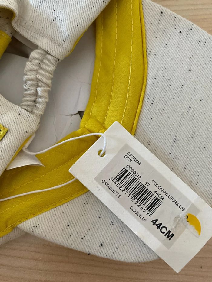 Casquette Catimini Thème hippopotame, 44 cm 6 12 mois neuves - photo numéro 7