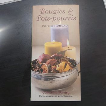 Livre bougies et pots pourris de Catherine bardey