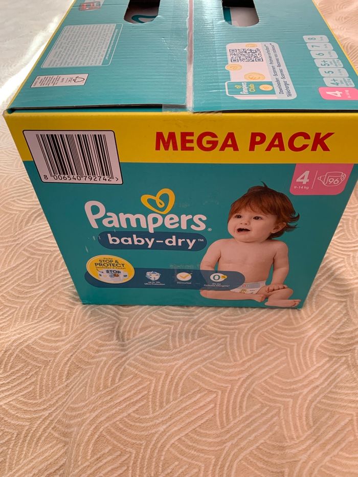 Couches Pampers baby dry T4 - photo numéro 5