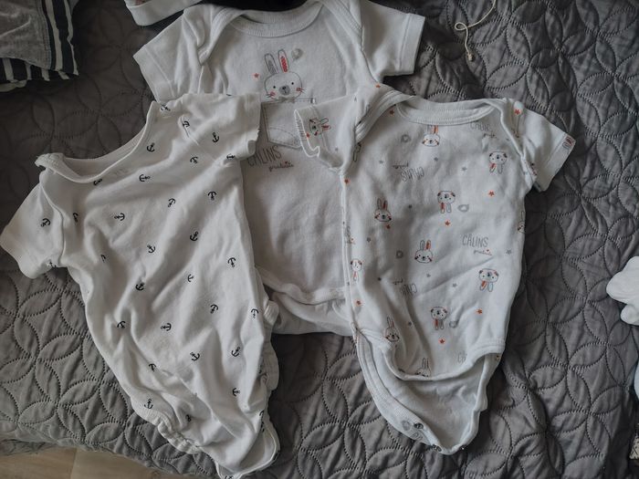 5 bodies manches courtes 3 mois - photo numéro 2