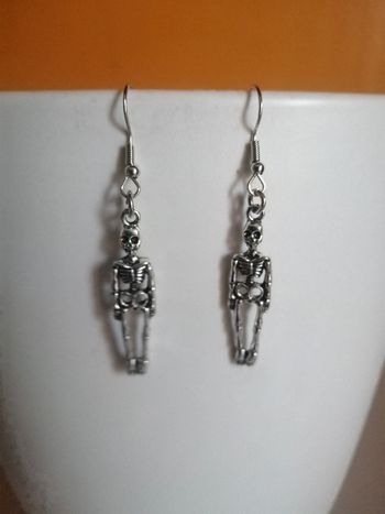 🌸Boucles d'oreilles squelette Halloween Neuves 🌸
