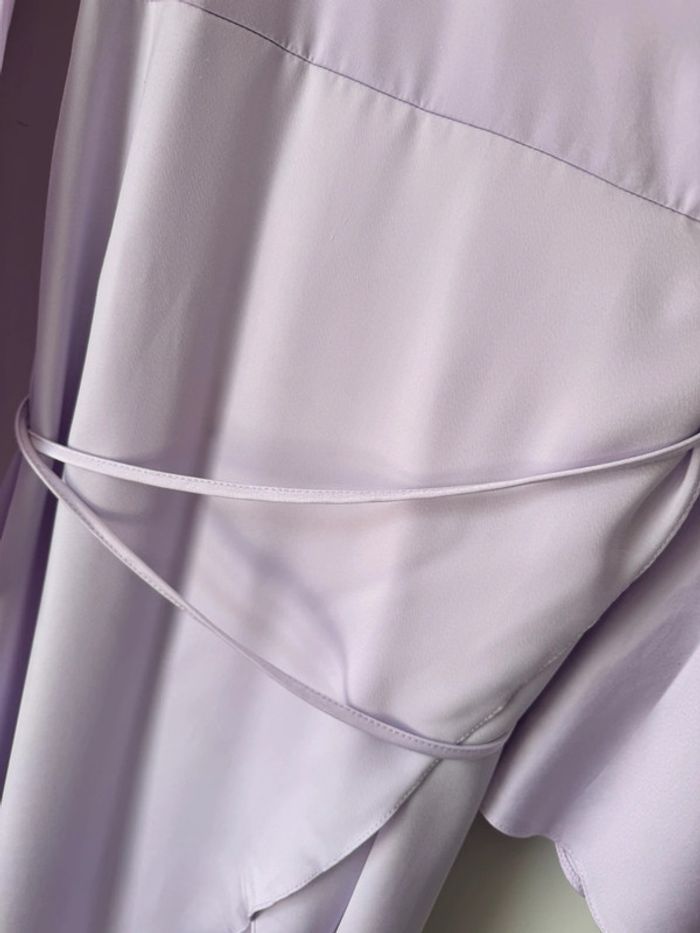 👗Asos design taille 40👗Robe mi-longue cache-cœur- Lilas- très bon état - photo numéro 5
