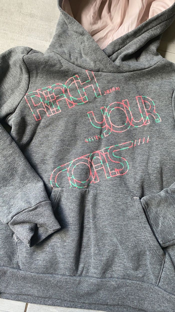 Sweat à capuche imprimé décathlon - photo numéro 3