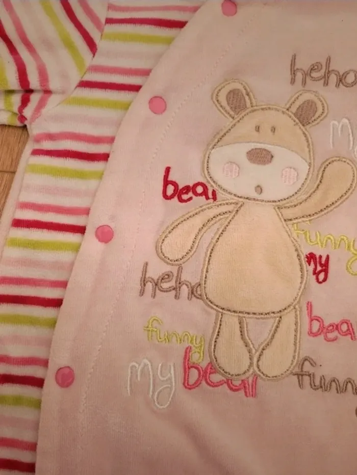 Pyjama bébé fille 1 mois - photo numéro 3