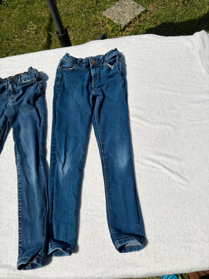 Lot de 2 Jeans Fille - Denim Bleu - Taille 9 ans - photo numéro 2