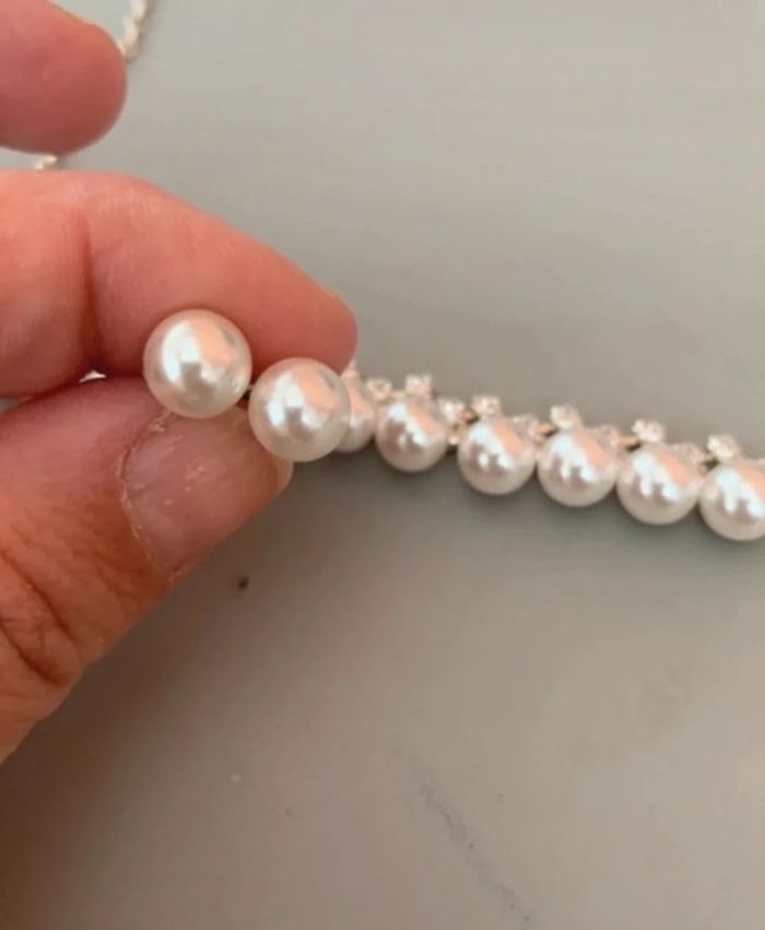 Parure perles et strass - photo numéro 4