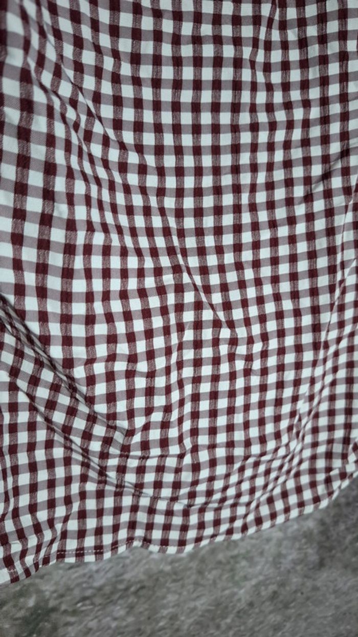 Top vichy marron - photo numéro 6