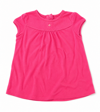 T-shirt fille fuschia 24/36 mois. 2 ans. Bout'chou