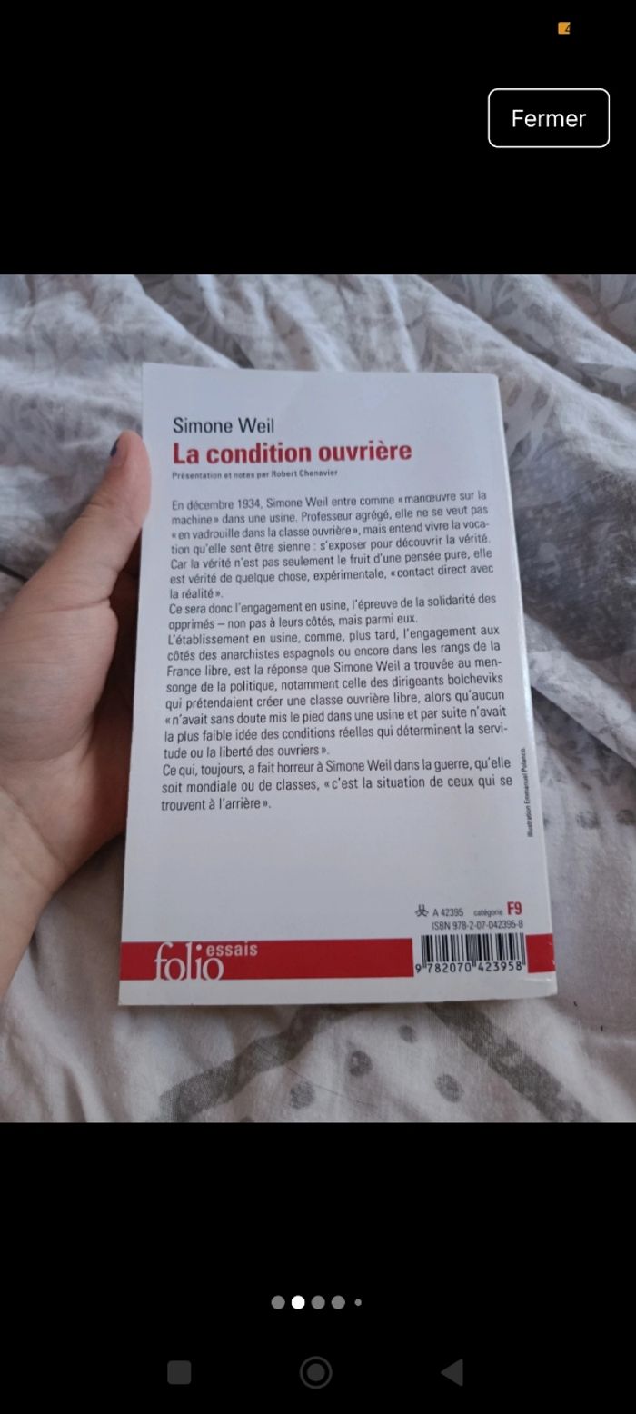La condition ouvrière de Simone Weil - photo numéro 2