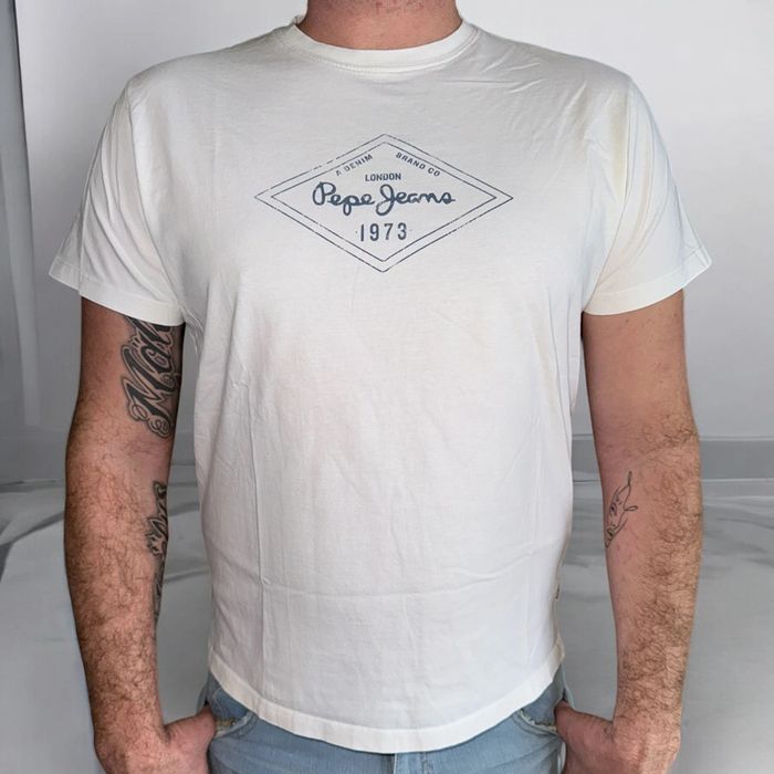 🌸 Jolie Tee Shirt Wesley Blanc Neuf - Taille 40 🌸 - photo numéro 2