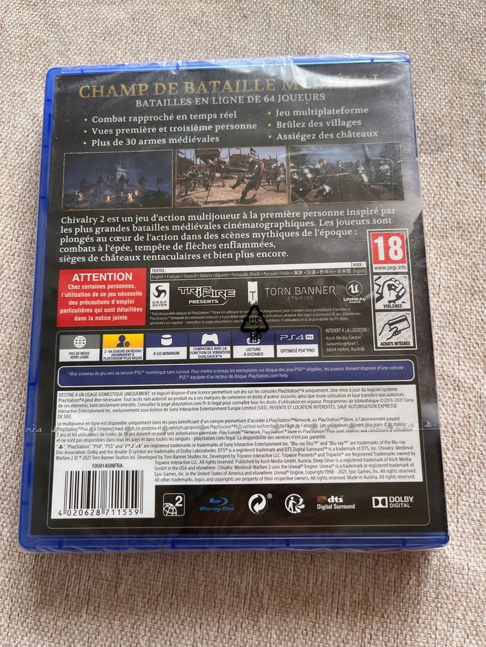 Jeu ps4 chivalry II - photo numéro 2