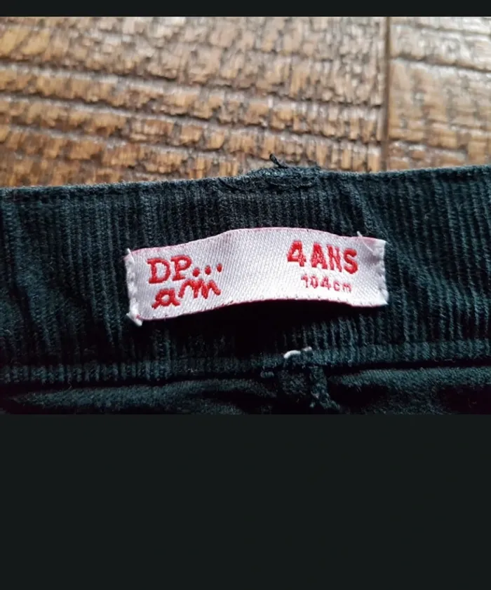 Pantalon velours 4 ans - photo numéro 3