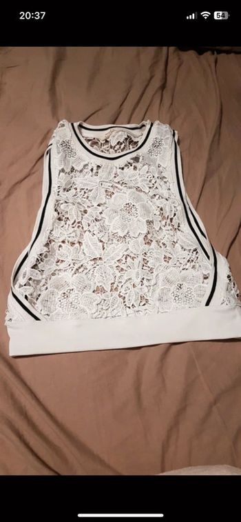 Débardeur dentelle Bershka