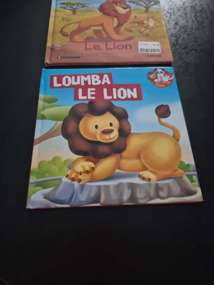 2 livre sur le lion enfants - photo numéro 2