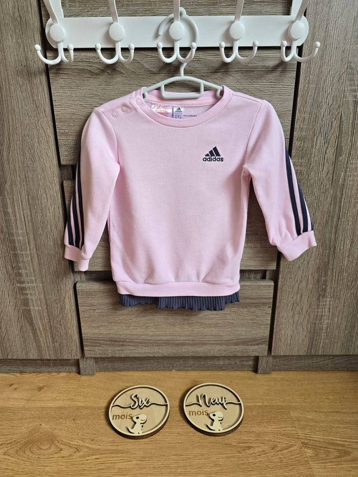 Vêtement Bébé Fille - Ensemble Survêtement - Adidas - 6/9 mois - photo numéro 2