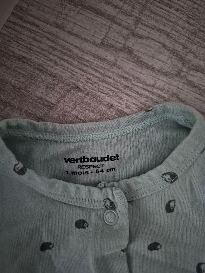 Lot de 2 pyjamas et 2 bodies 1 mois vertbaudet - photo numéro 3