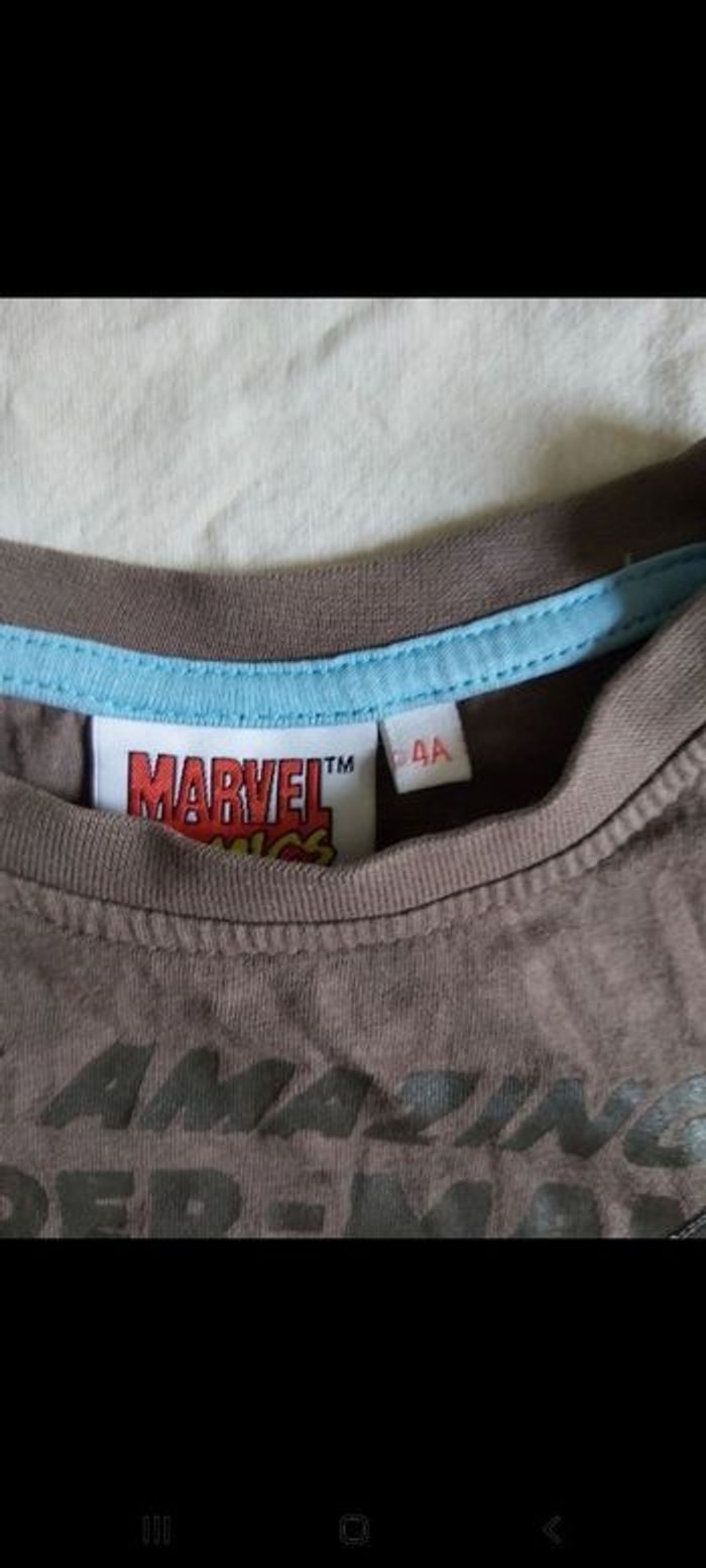 Tshirt manche courte Spiderman 4 ans - photo numéro 4