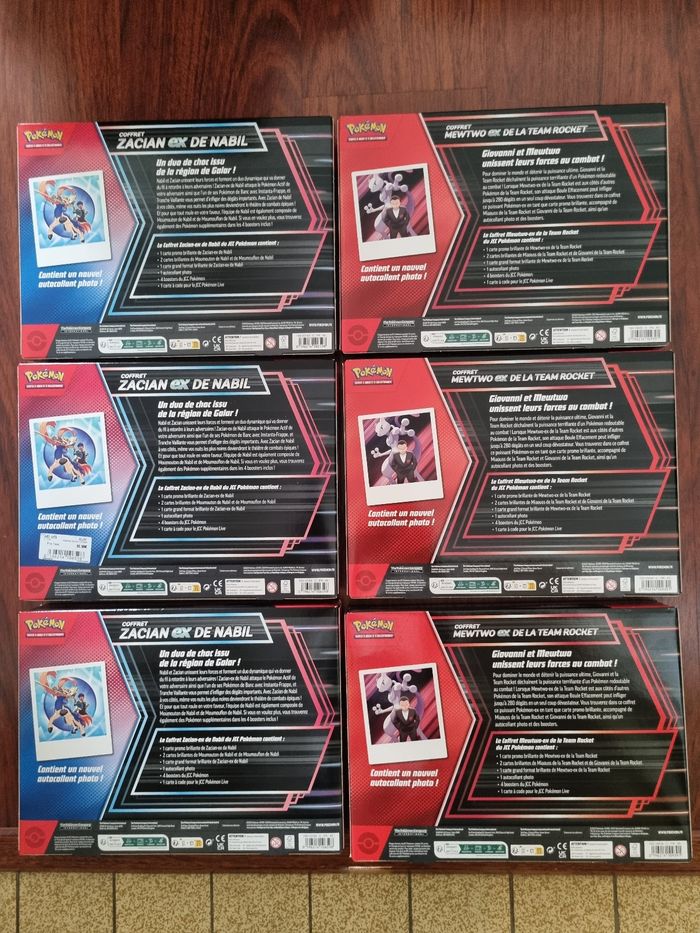 Lot de 6 coffrets Pokemon. - photo numéro 2