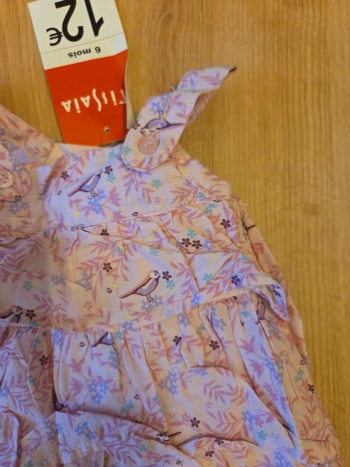 Robe tissaia 6 mois neuf avec étiquette - photo numéro 2