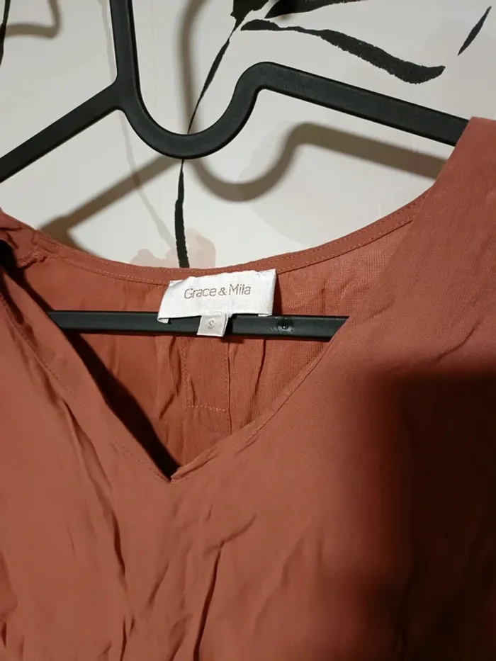 Blouse terracotta - photo numéro 2