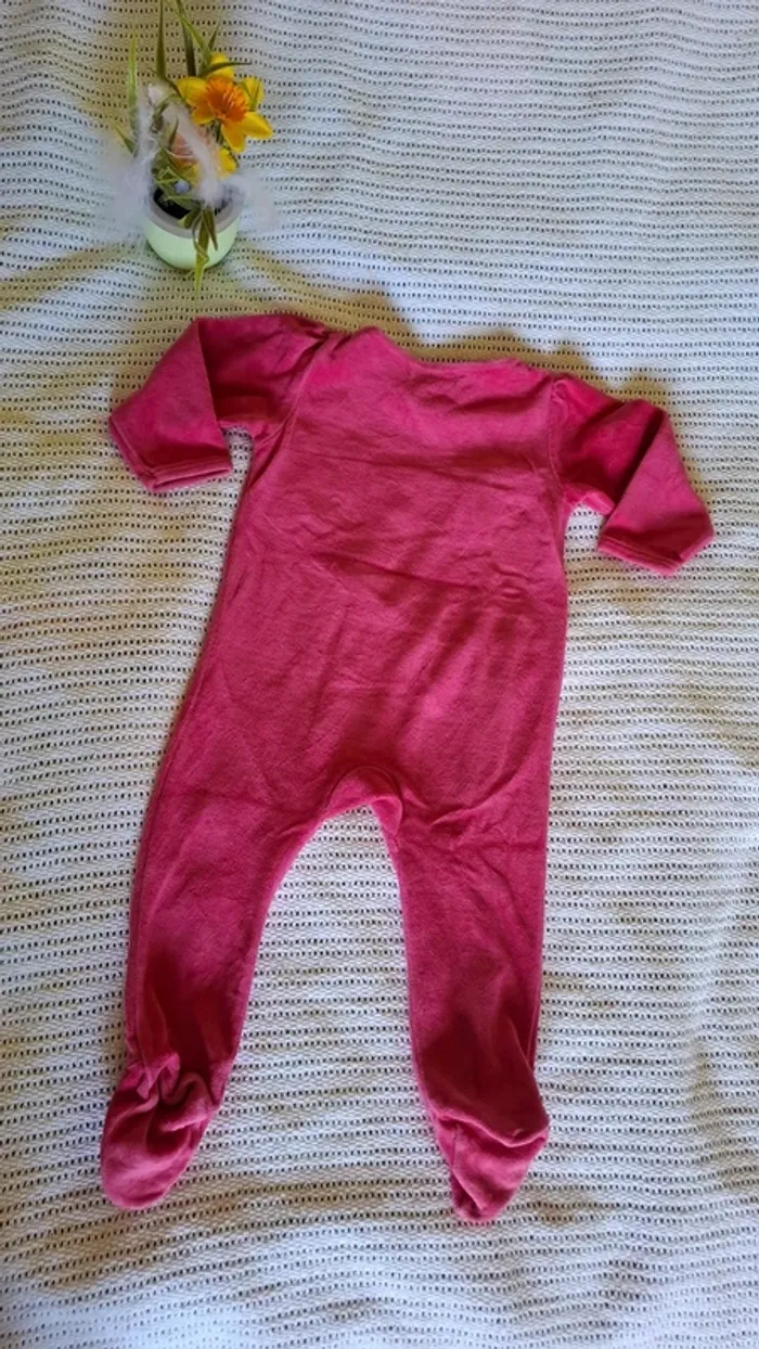 Pyjama Velour Lapin 12Mois - photo numéro 4