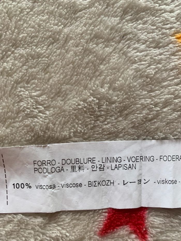 Robe bohème Zara 7 ans multicolore, gros motifs floraux, fluide et doublée - photo numéro 5