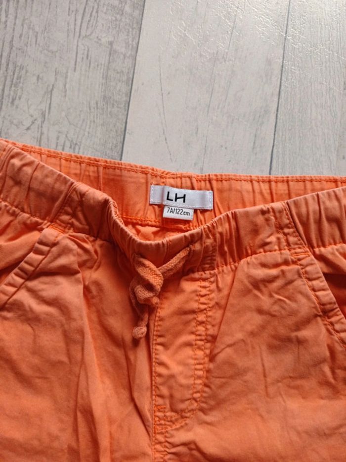 Short orange garçon - photo numéro 3
