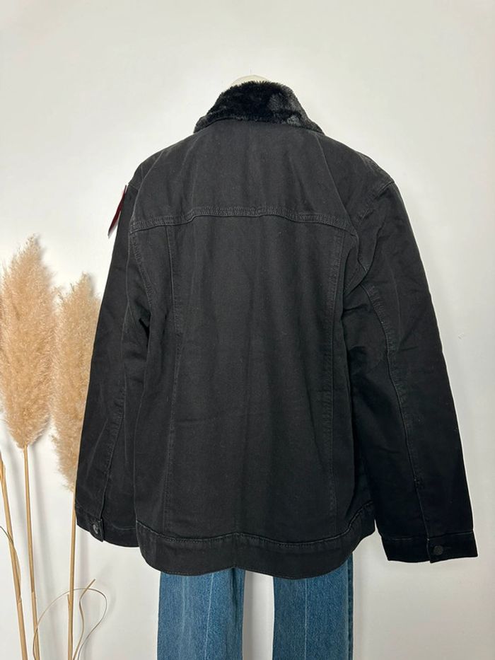 🌸Veste jean noir - kiabi - moumoute 🌸 - photo numéro 6