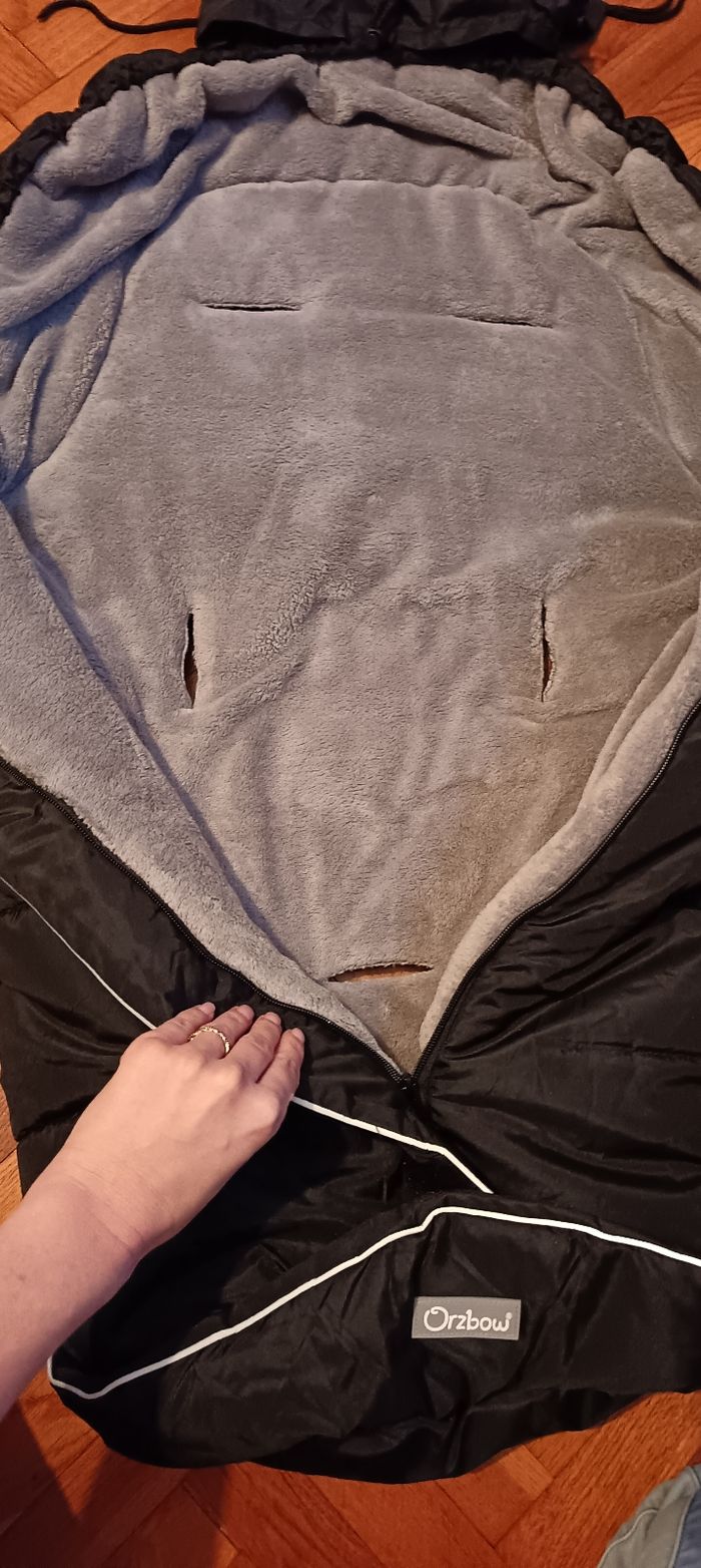 Chancelière nid d ange bébé couverture poussette cosy - photo numéro 8