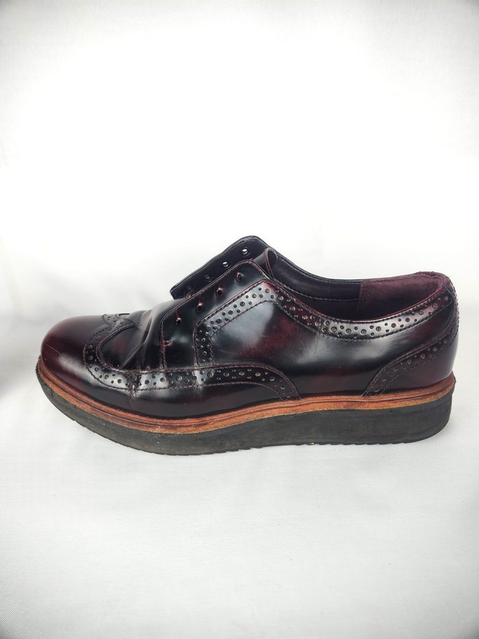 Clarks Trish Massie Richelieus/Derbies Femme Bordeaux Verni (Sans Lacets) - Taille 40 - photo numéro 6