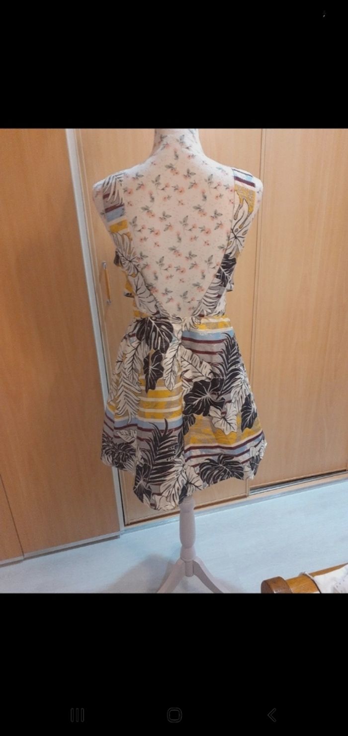 Jolie robe dos nu soirée t 36 peut 34 multicolore argentee h&m - photo numéro 7