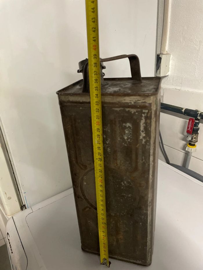 Ancienne jerricane collection voiture automobile collection vintage - photo numéro 5