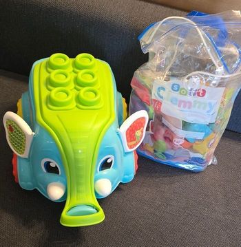 🤩😍🥰 superbe éléphant avec ses cubes sensoriels prêt pour de nouvelles aventures 🥰😍🤩