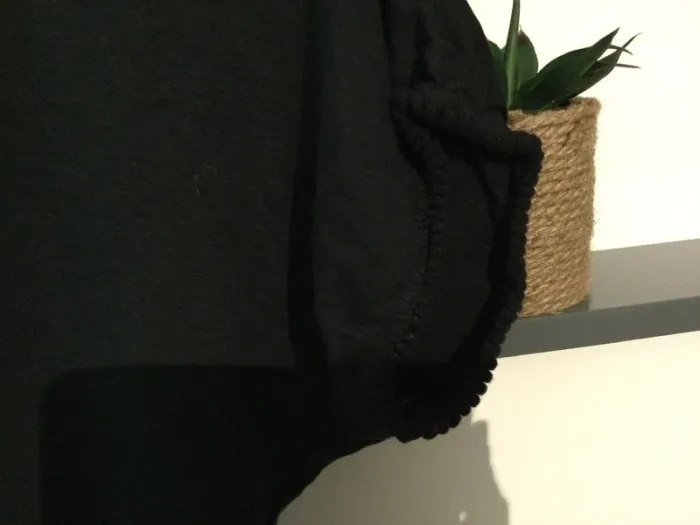Gilet noir sans boutons - photo numéro 3