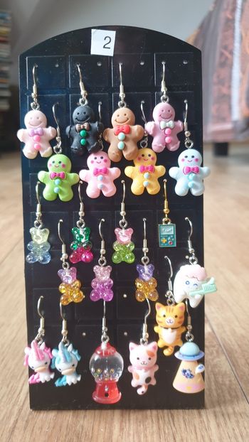 Boucles d'oreilles fantaisie