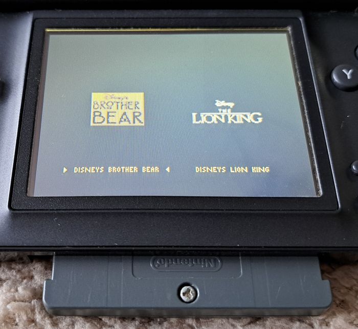 🎮 Disney Frère des Ours + Le Roi Lion EUR Nintendo Gameboy Advance GBA - photo numéro 3