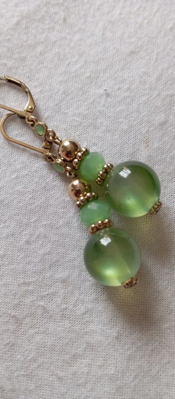 Jolies pendantes vertes