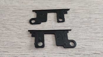 Lot poignée porte pièce détachée miniature 1/18 Porsche 911 speedster 1989 Maisto #B44