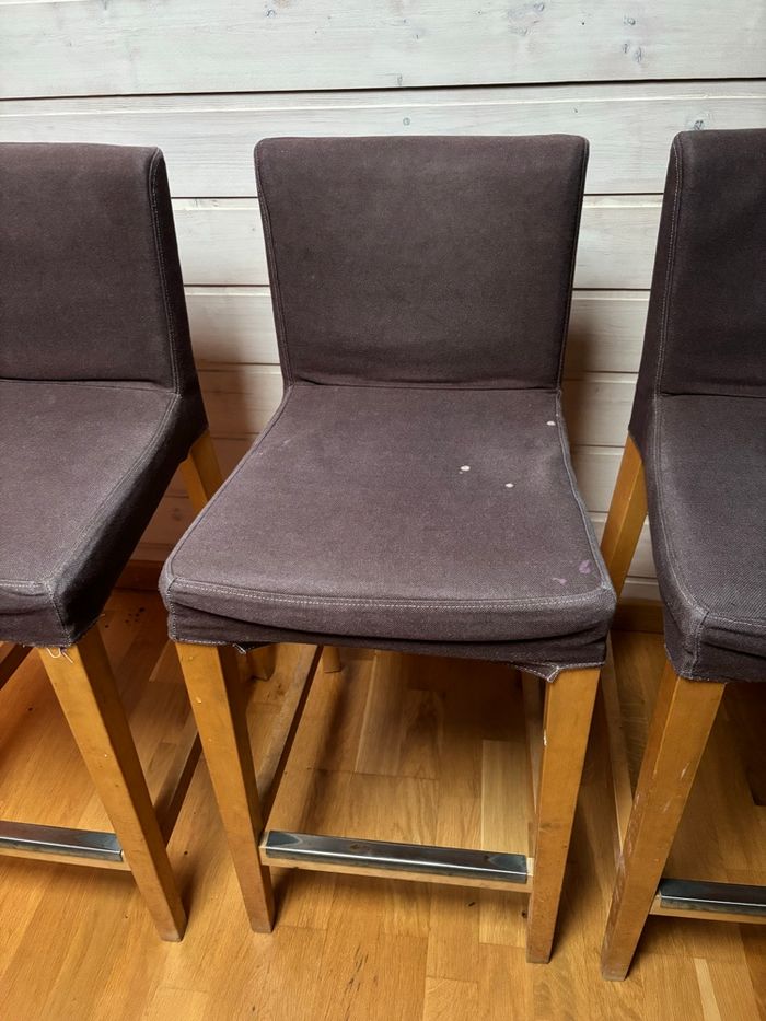 Lot de 3 chaises hautes de bar - photo numéro 2