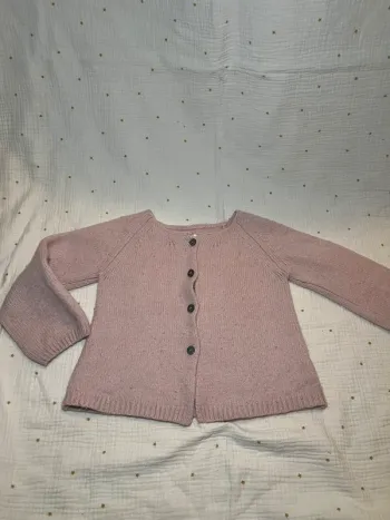 Cardigan rose Bonton - Taille 8 ans