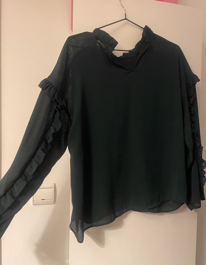 Blouse verte fluide - photo numéro 3