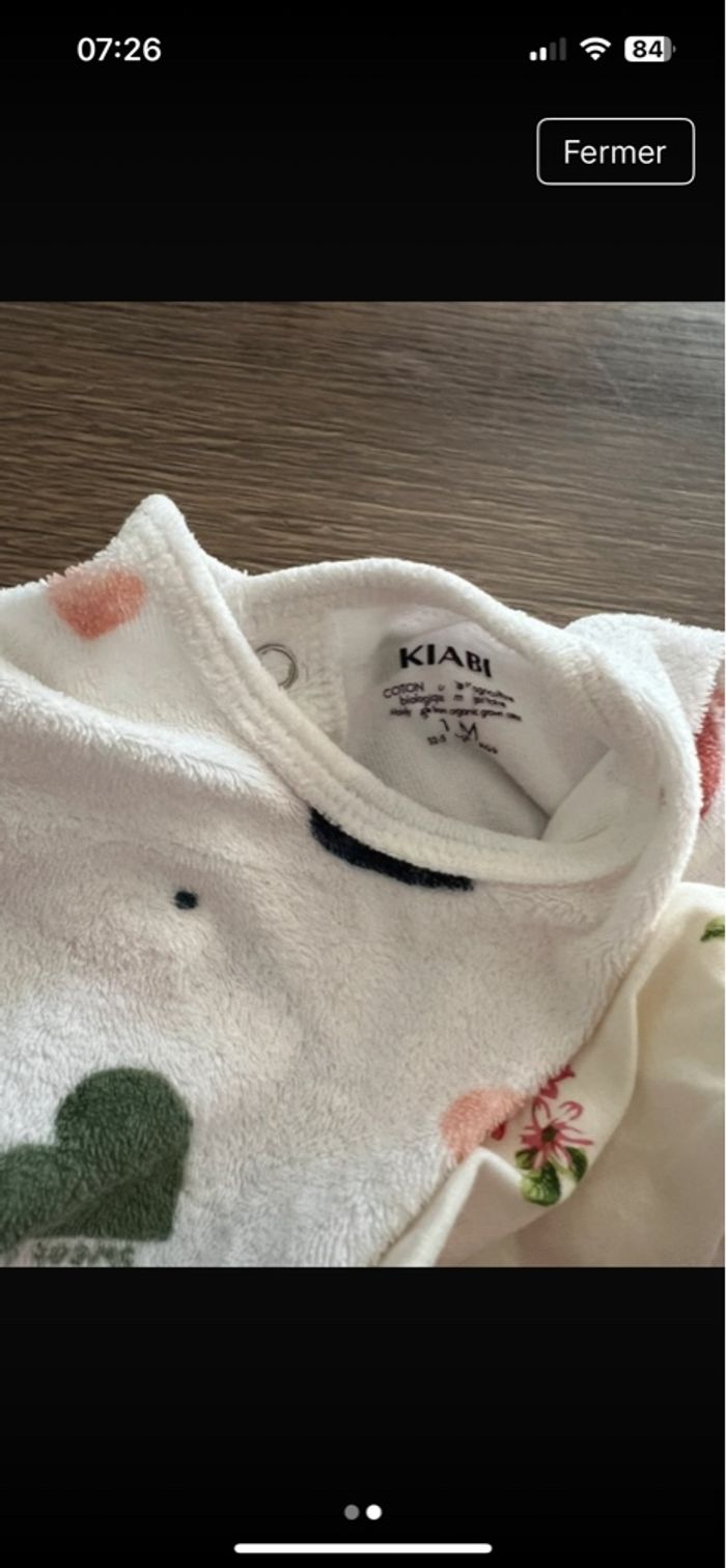 Lot 2 pyjamas 1 mois - photo numéro 2