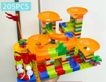 Set 205 briques de construction circuit billes