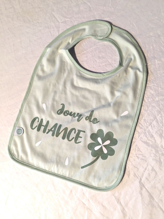 Bavoirs Ecritures Bonheur Cœurs Fais Vœu Lune Etoiles Jour Chance Scratch Accessoire Enfants Bébés - photo numéro 6