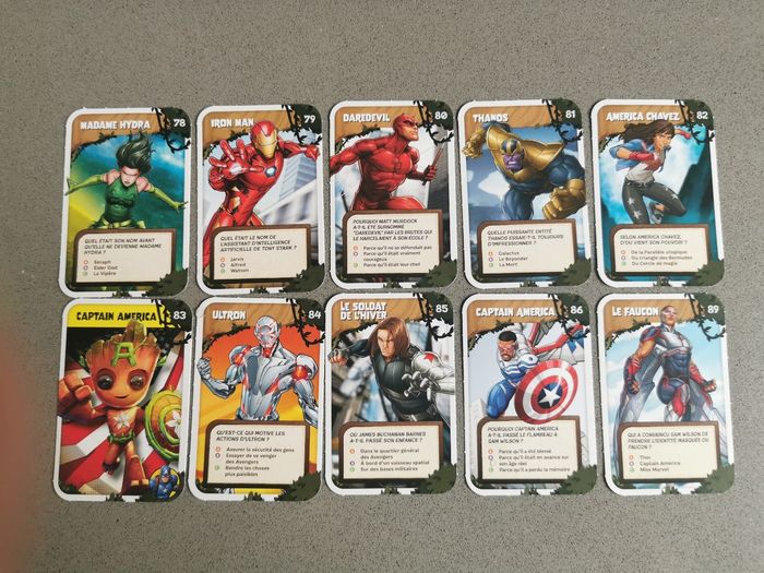 Lot de cartes j'explore l'univers Marvel avec Groot 2024 - photo numéro 9