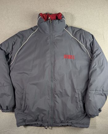 Blouson Matelassé O'NEILL Gris Anthracite Taille XL - Veste Hiver Chaude Skateboard Surf - Puffer Vintage