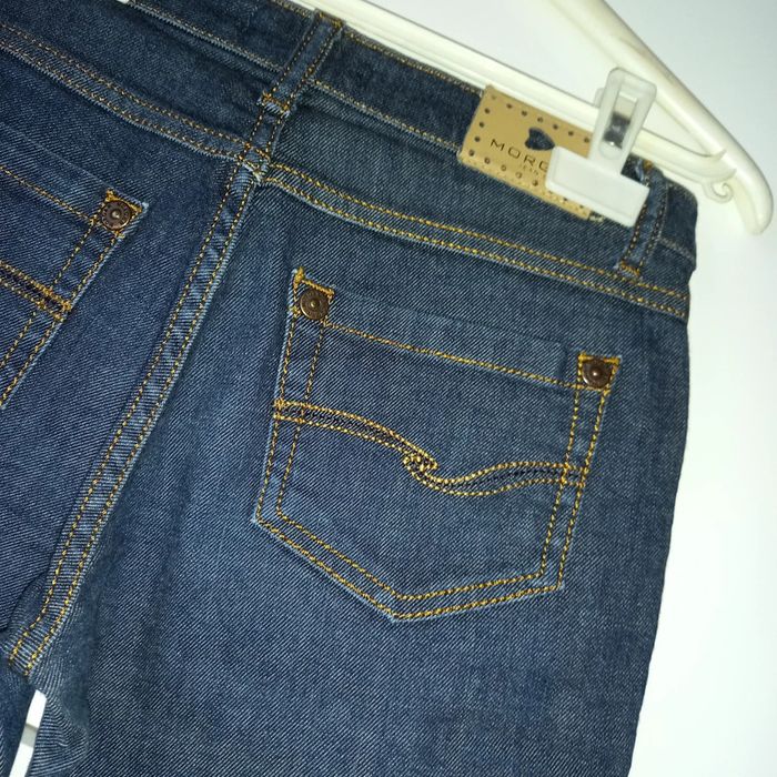 Bermuda / Pantacourt / short longueur genoux en jean Bleu brut by Morgan état neuf taille 36 - photo numéro 2