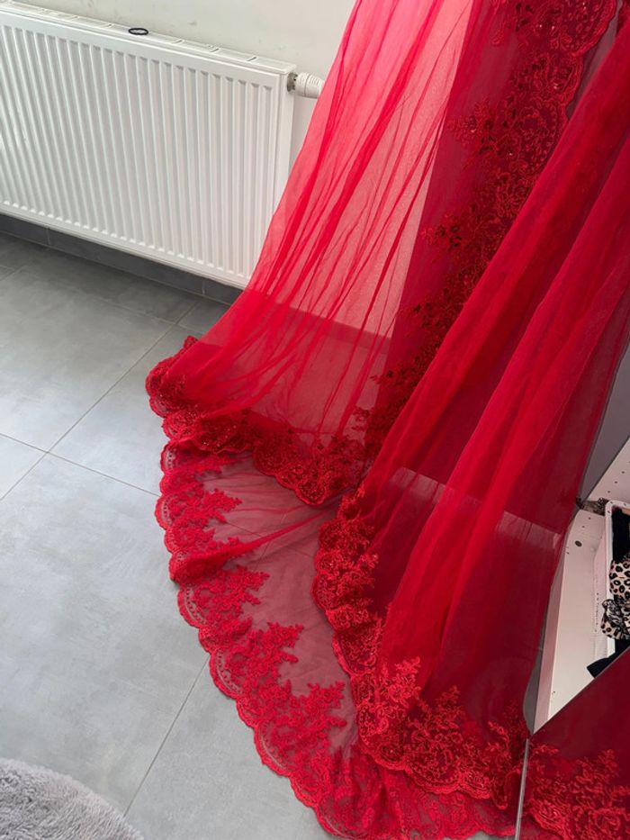 Caftan henné neuf taille xs - photo numéro 2